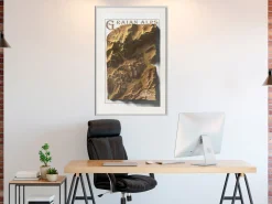 Poster 'Raised Relief Map: Graian Alps'