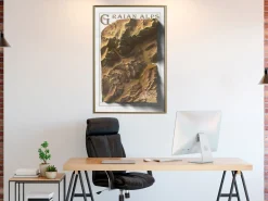 Poster 'Raised Relief Map: Graian Alps'