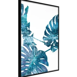 Poster 'Sapphire Monstera'