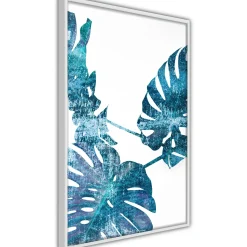 Poster 'Sapphire Monstera'