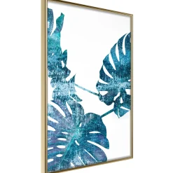 Poster 'Sapphire Monstera'
