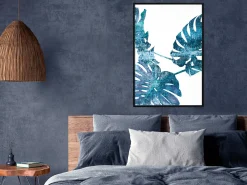 Poster 'Sapphire Monstera'