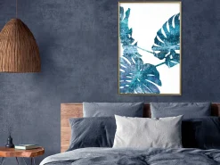 Poster 'Sapphire Monstera'