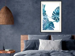 Poster 'Sapphire Monstera'