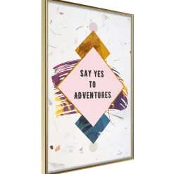 Poster 'Say Yes to Adventures'