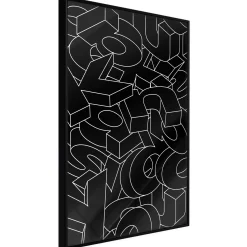 Poster 'Scattered Letters'