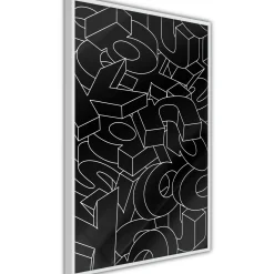 Poster 'Scattered Letters'
