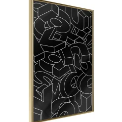 Poster 'Scattered Letters'