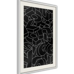 Poster 'Scattered Letters'