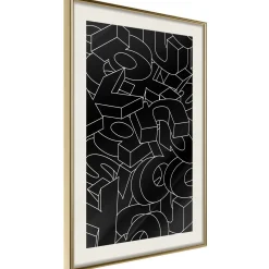 Poster 'Scattered Letters'