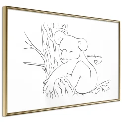 Poster 'Sleepy Koala'