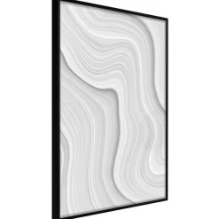Poster 'Snow Contour Lines'