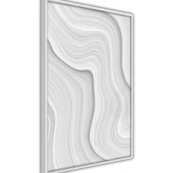 Poster 'Snow Contour Lines'