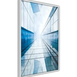 Poster 'Steel and Glass (Blue)'