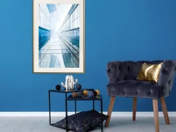 Poster 'Steel and Glass (Blue)'
