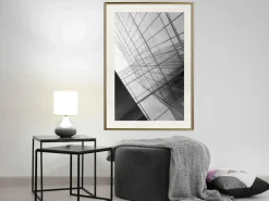 Poster 'Steel and Glass (Grey)'