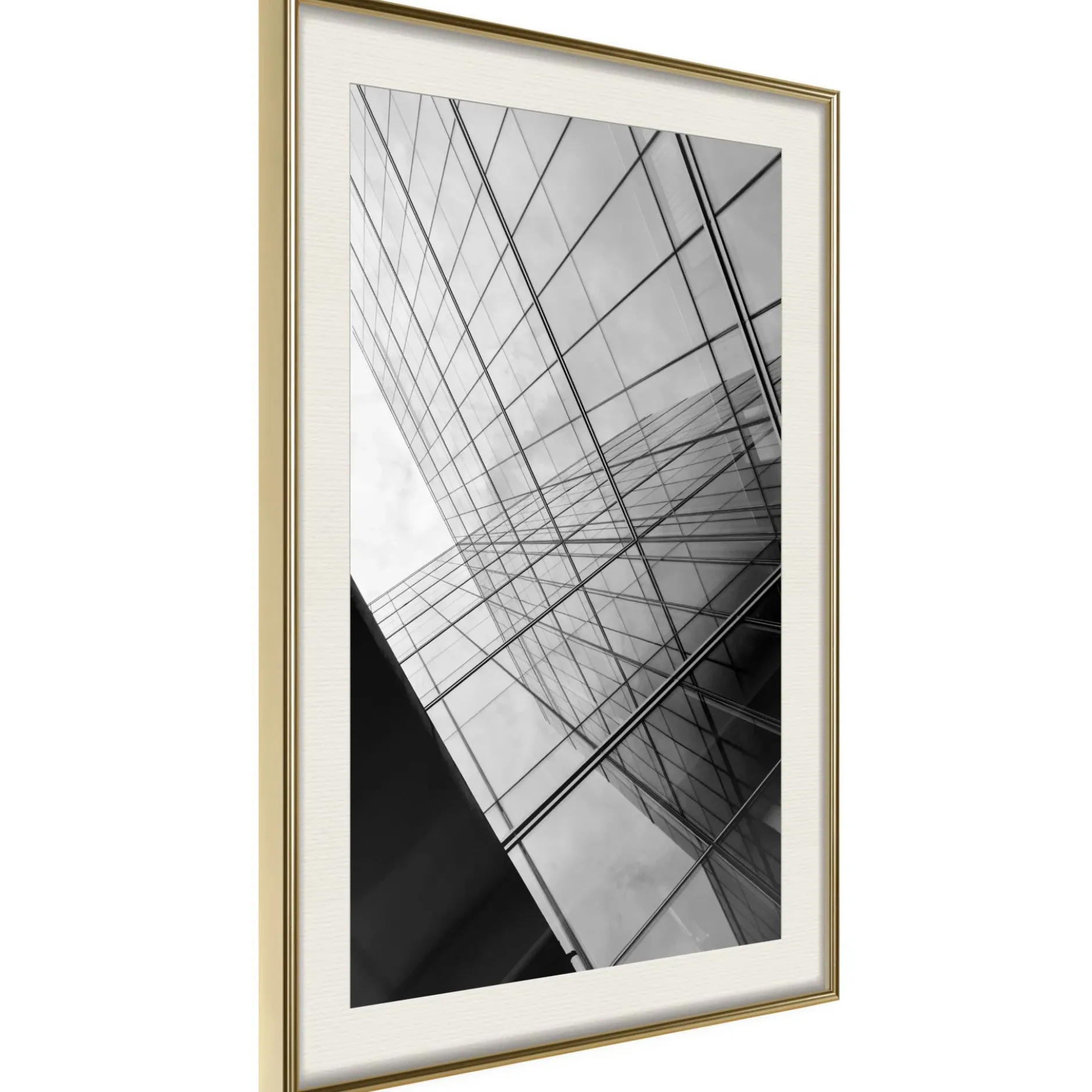 Poster 'Steel and Glass (Grey)'