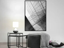 Poster 'Steel and Glass (Grey)'