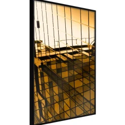 Poster 'Steel and Glass (Yellow)'