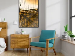 Poster 'Steel and Glass (Yellow)'