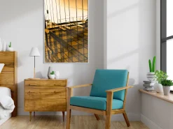 Poster 'Steel and Glass (Yellow)'