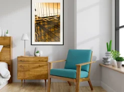 Poster 'Steel and Glass (Yellow)'