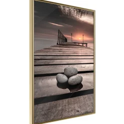 Poster 'Stones on the Pier'