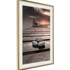 Poster 'Stones on the Pier'