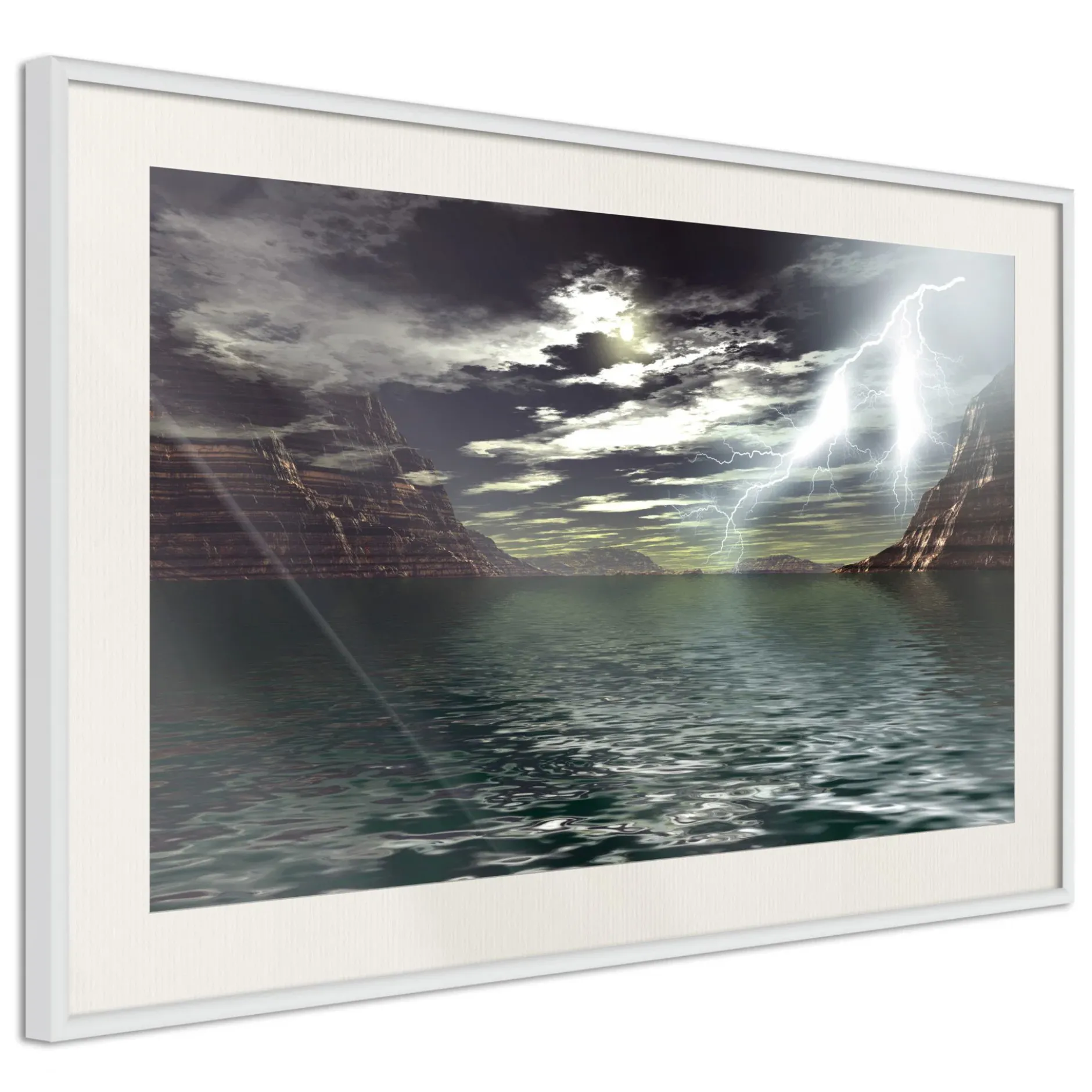 Poster 'Storm on the Lake'