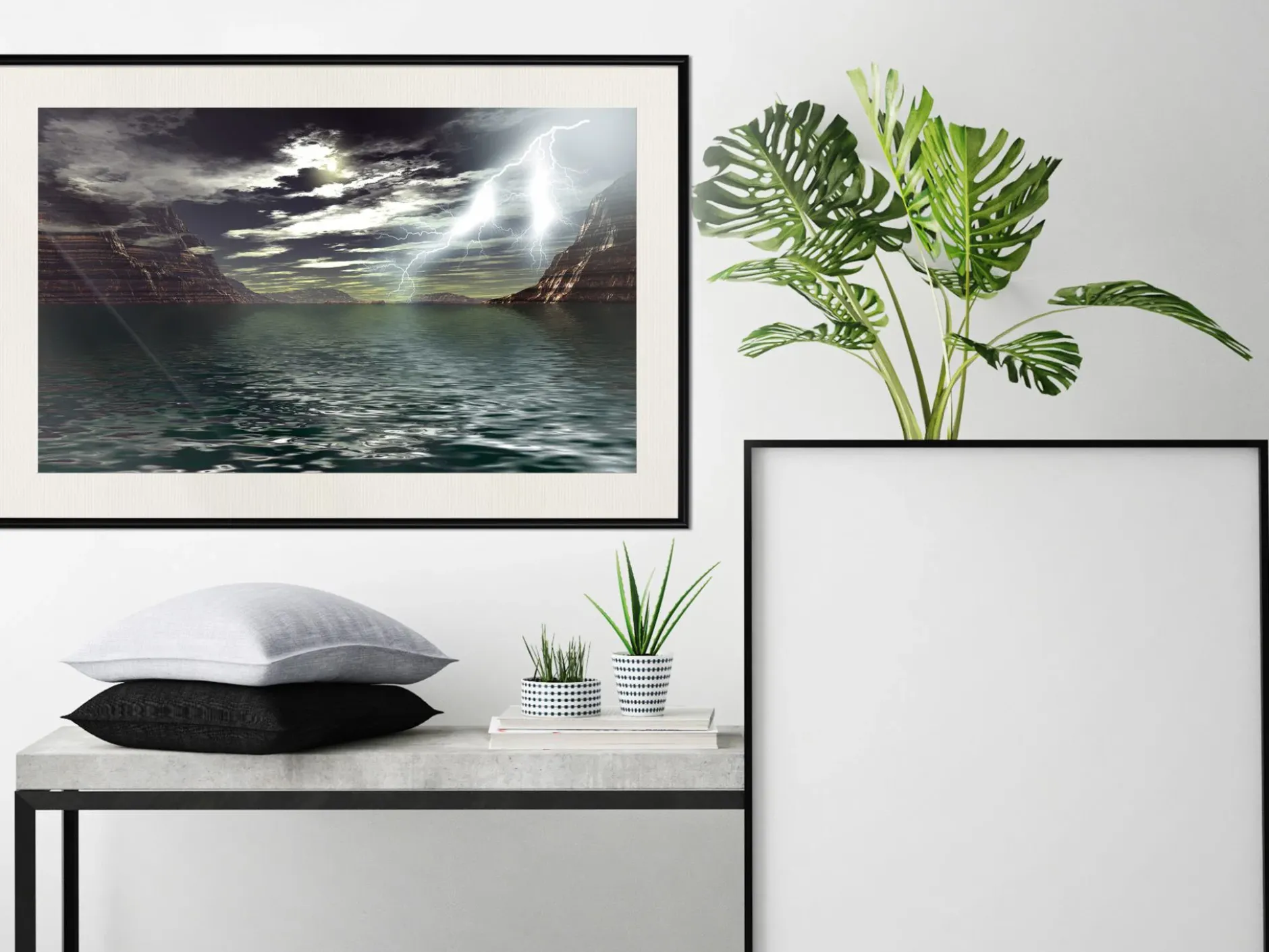 Poster 'Storm on the Lake'
