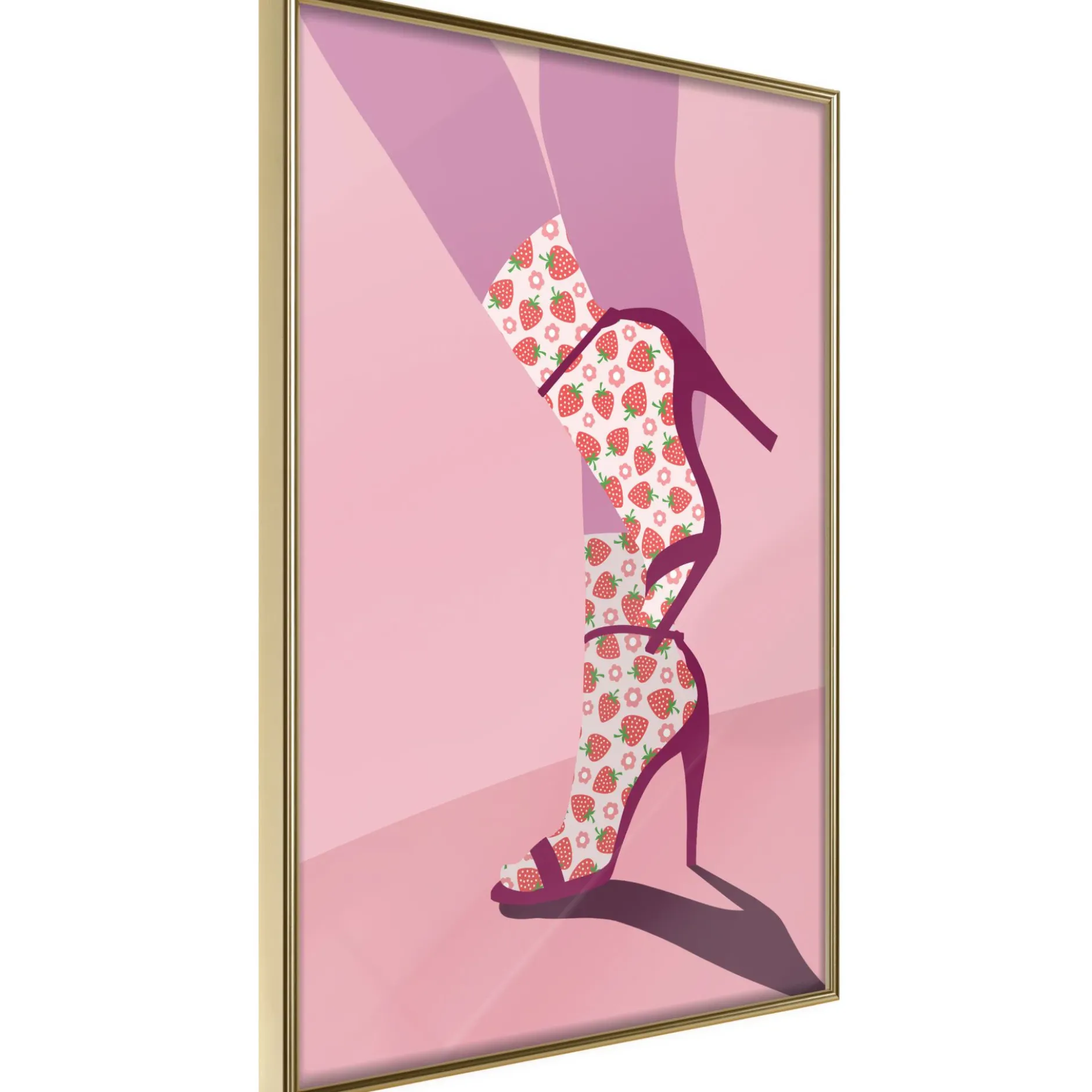 Poster 'Strawberry Socks'
