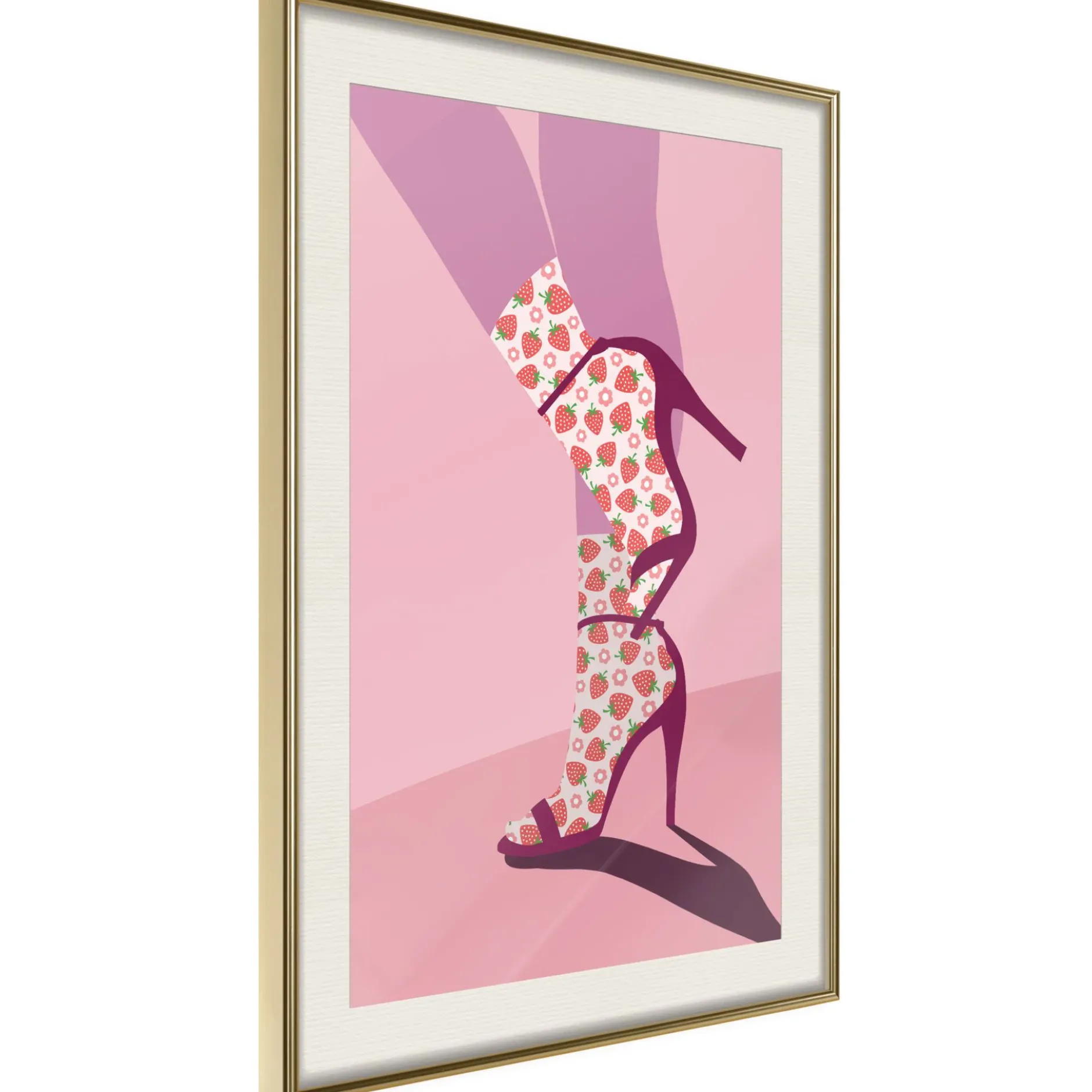 Poster 'Strawberry Socks'