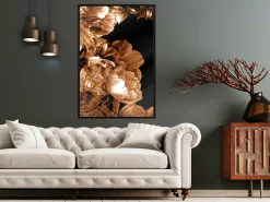 Poster 'Summer Flowers in Sepia'