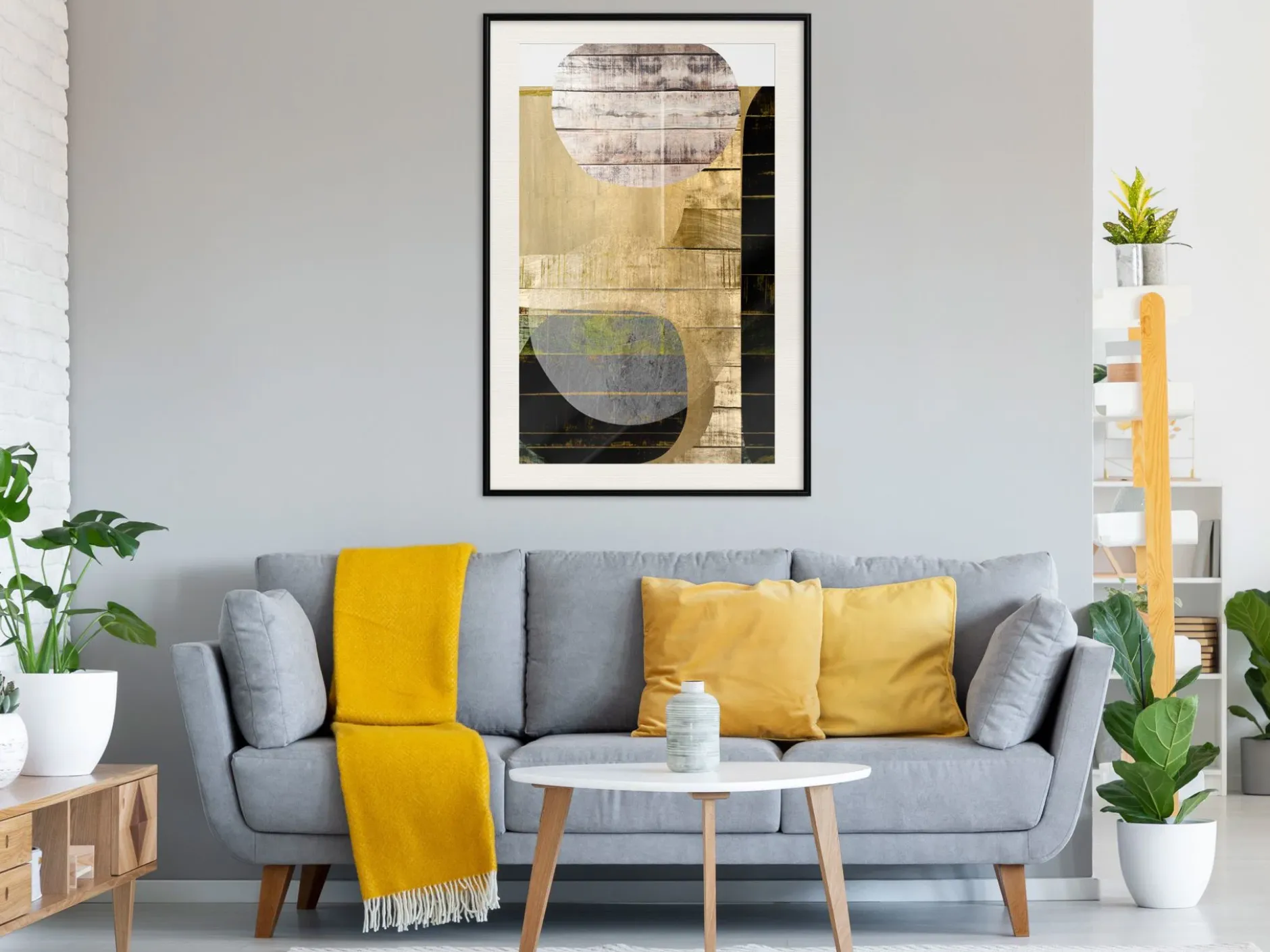 Poster 'Sunny Living Room'