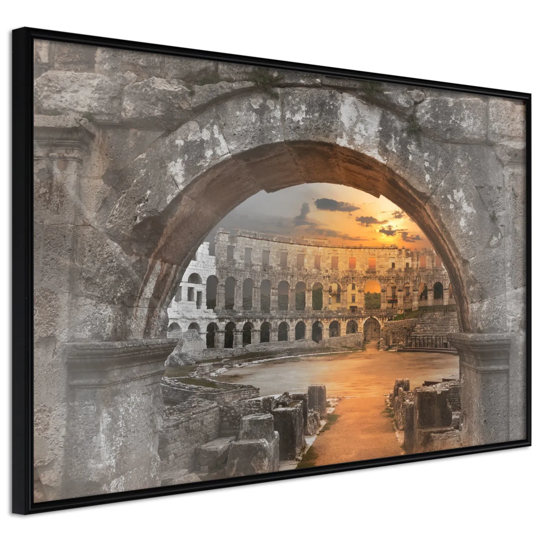 Poster 'Sunset in the Ancient City'