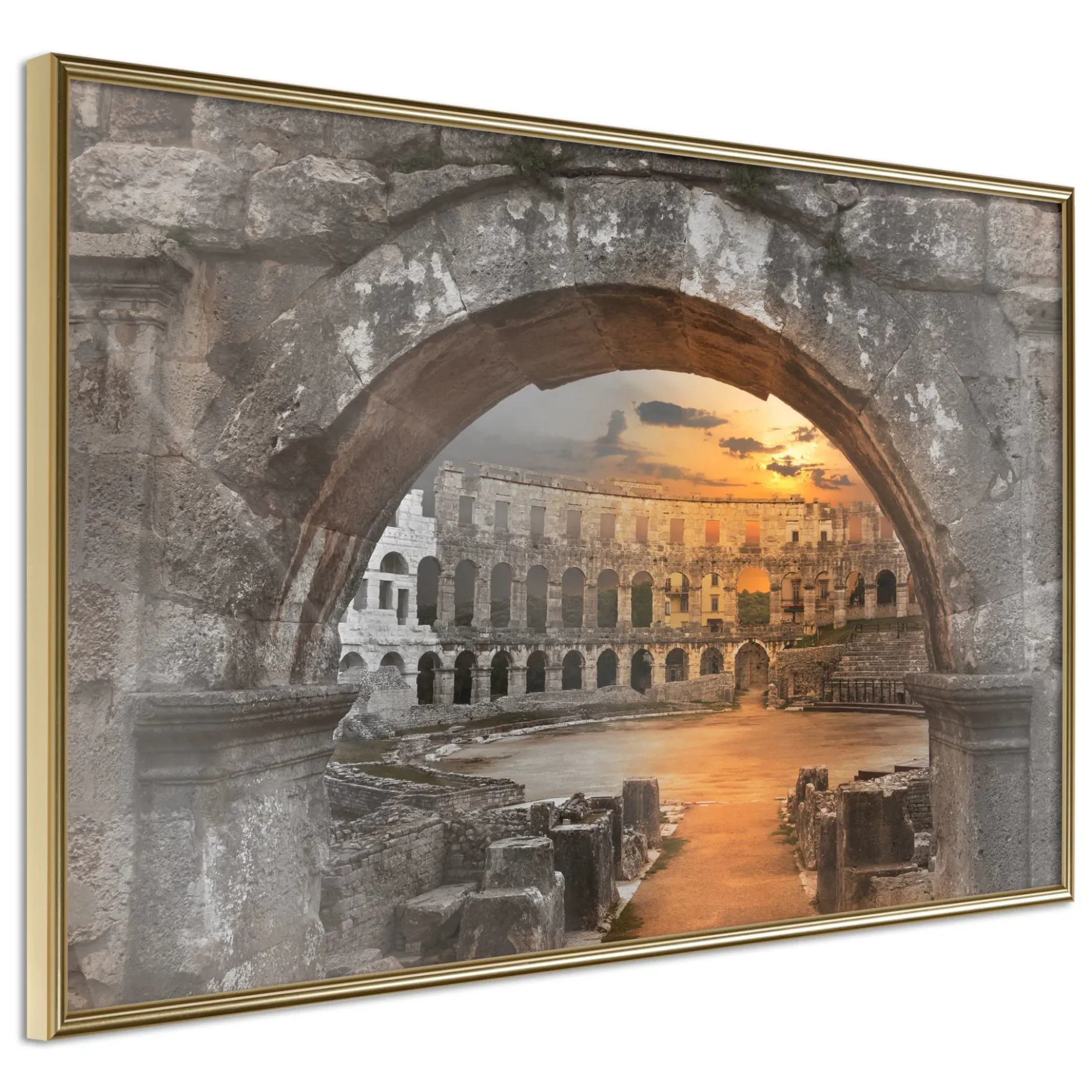 Poster 'Sunset in the Ancient City'
