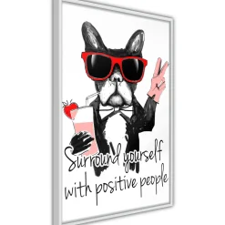 Poster 'Surround Yourself With Positive People'