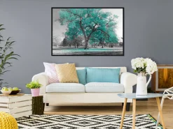 Poster 'Teal Tree'