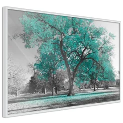 Poster 'Teal Tree'