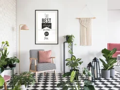 Poster 'The Best Things in Life Are Free'