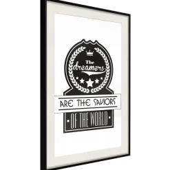 Poster 'The Dreamers Are the Saviors of the World'