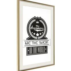 Poster 'The Dreamers Are the Saviors of the World'