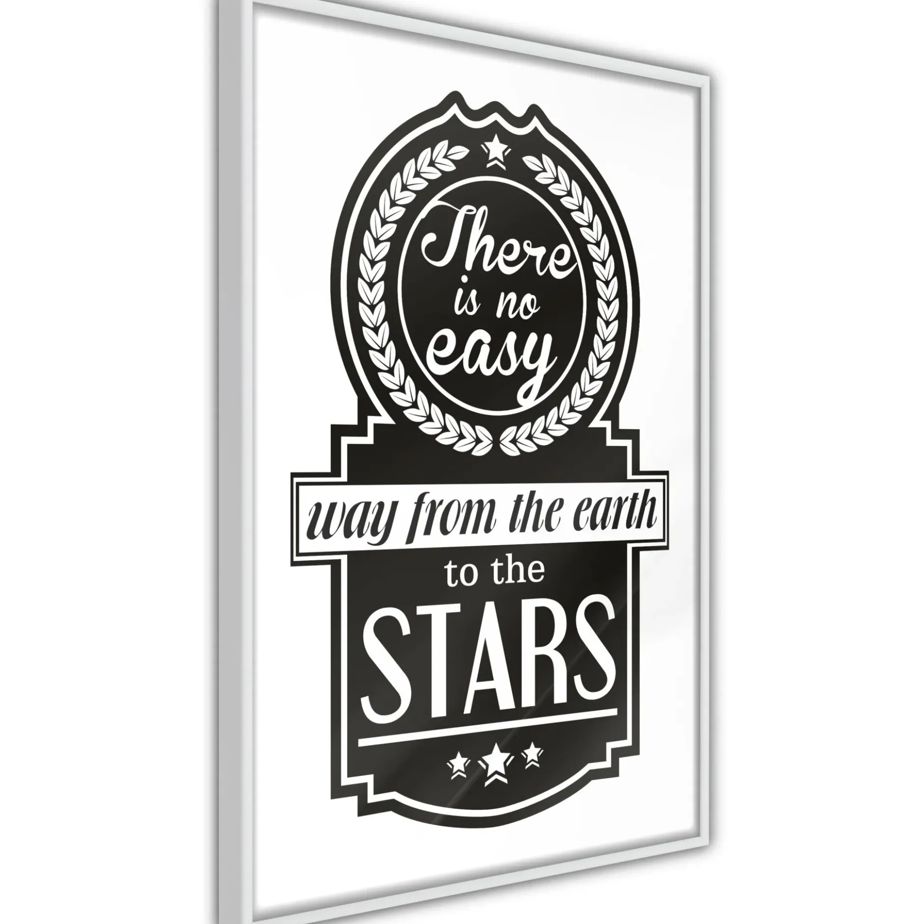 Poster 'There Is No Easy Way From The Earth To The Stars'