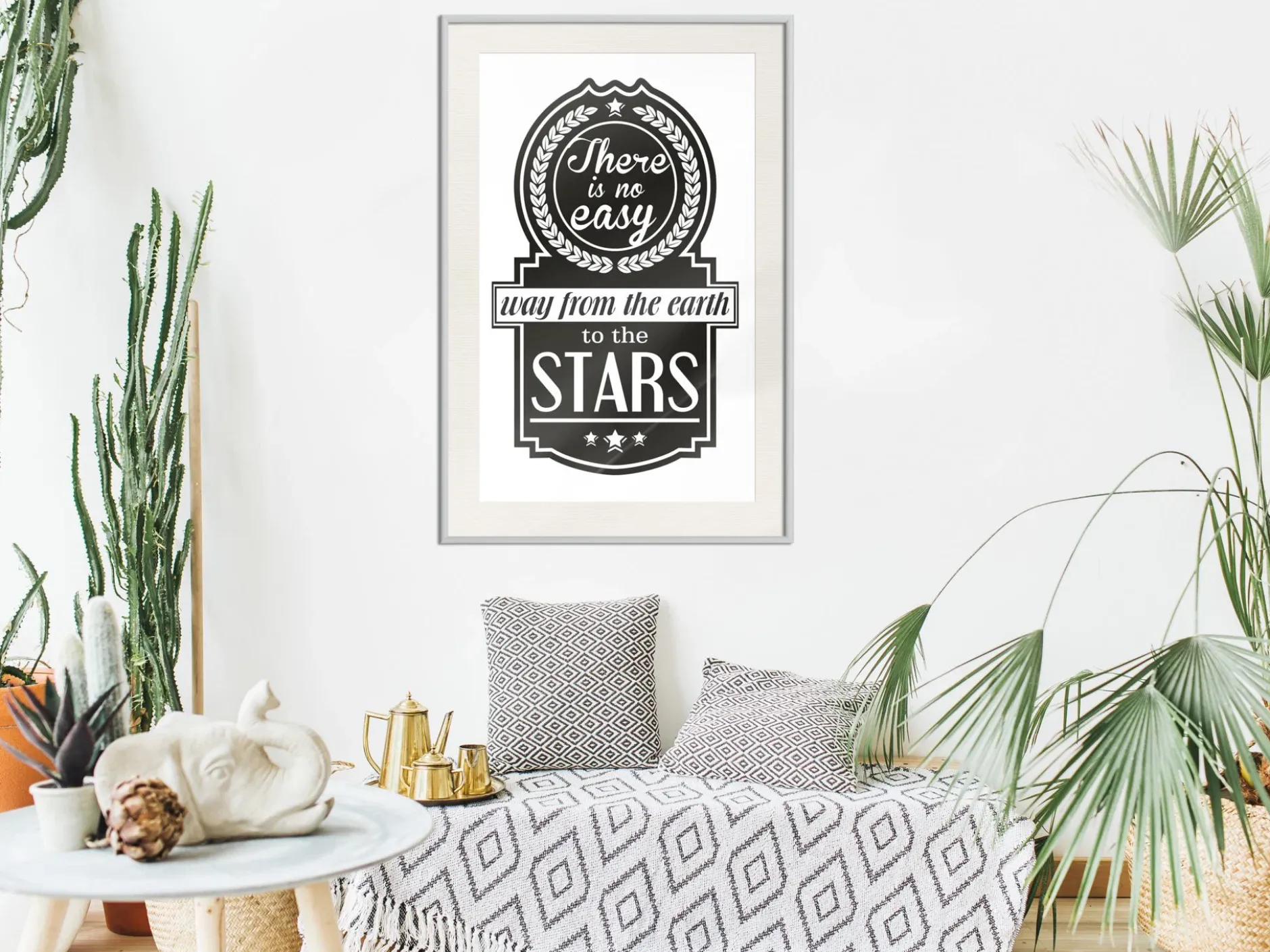 Poster 'There Is No Easy Way From The Earth To The Stars'