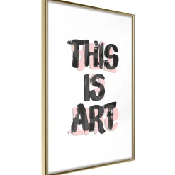 Poster 'This Is Art'
