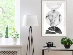 Poster 'Three Shades of Marble'