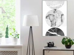 Poster 'Three Shades of Marble'