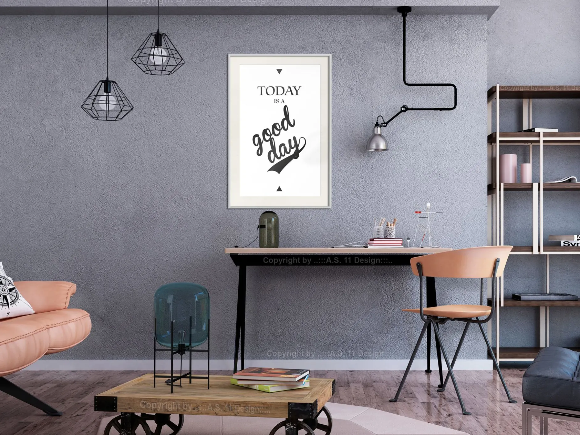 Poster 'Today Is a Good Day'