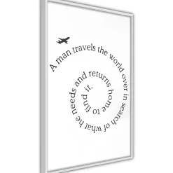 Poster 'Travel Broadens the Mind'