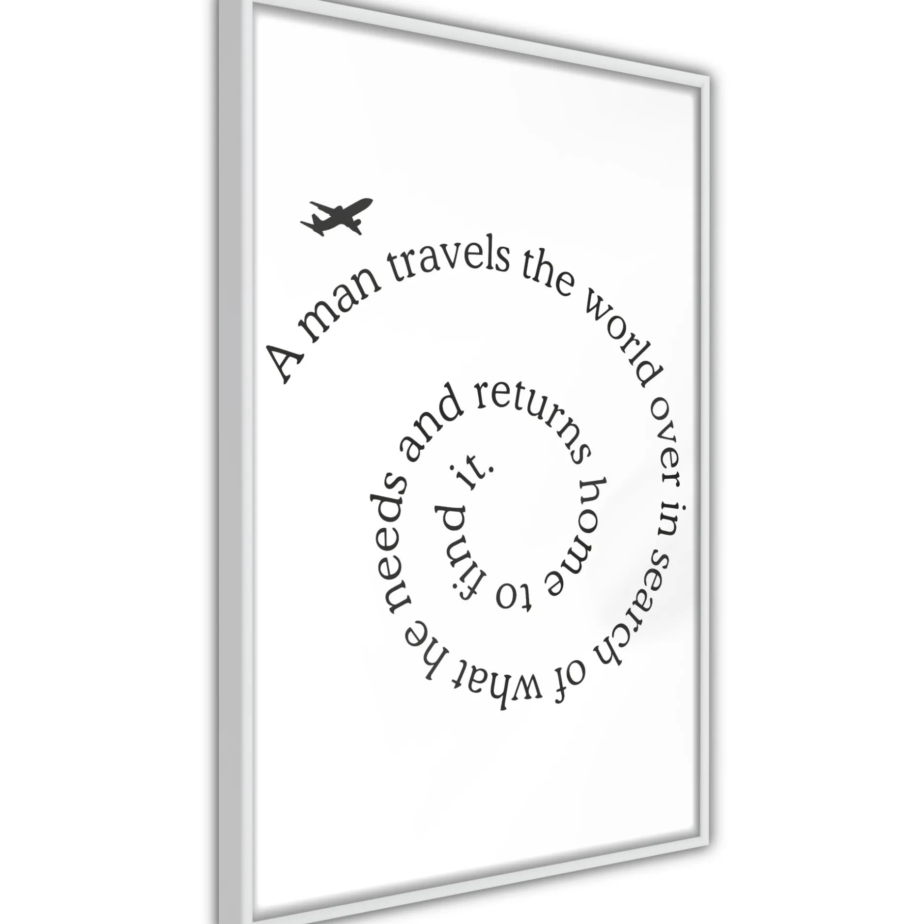 Poster 'Travel Broadens the Mind'